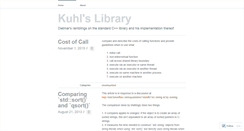 Desktop Screenshot of kuhllib.com
